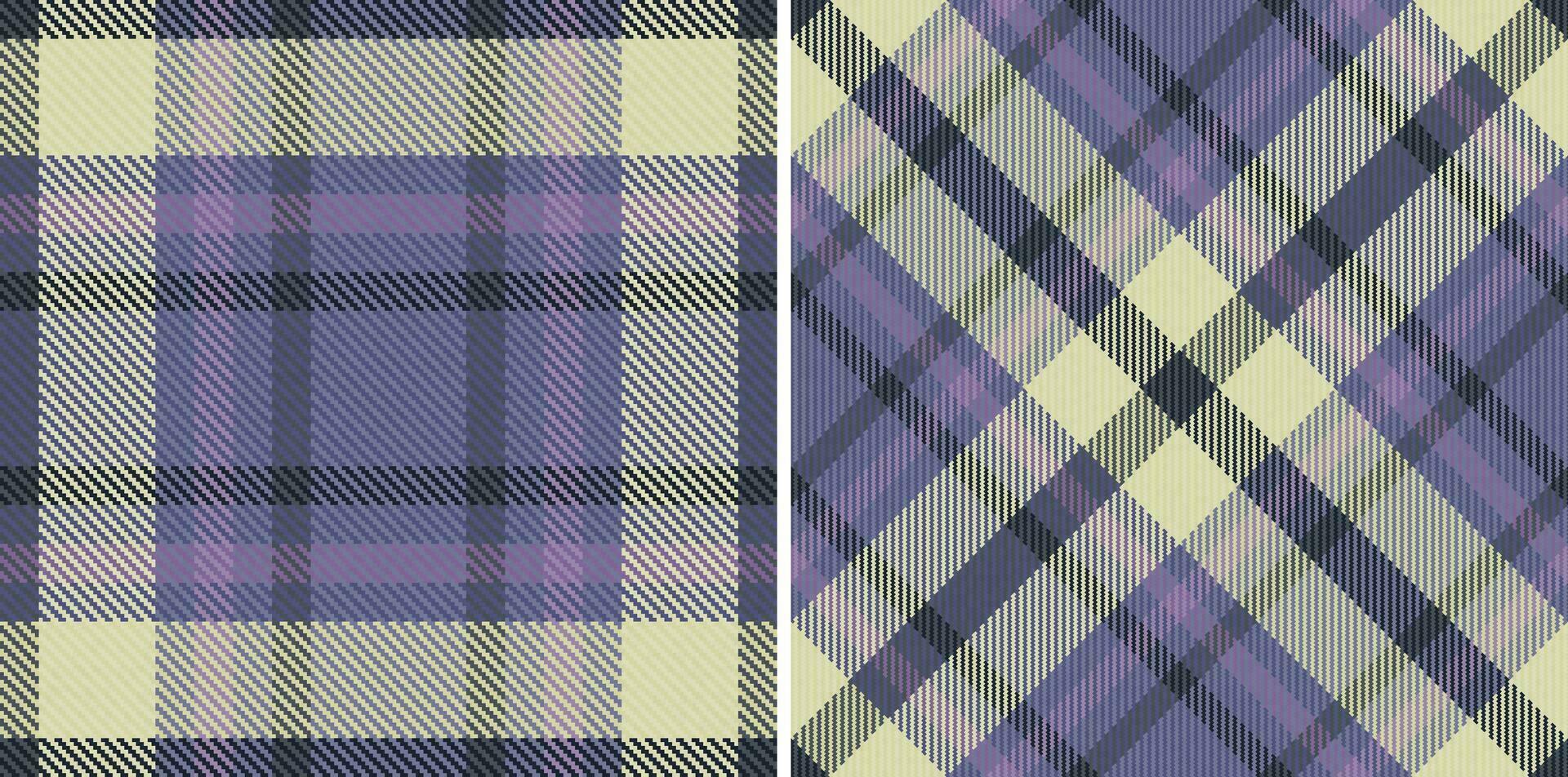 tartan pläd mönster av textur tyg textil- med en vektor bakgrund kolla upp sömlös.