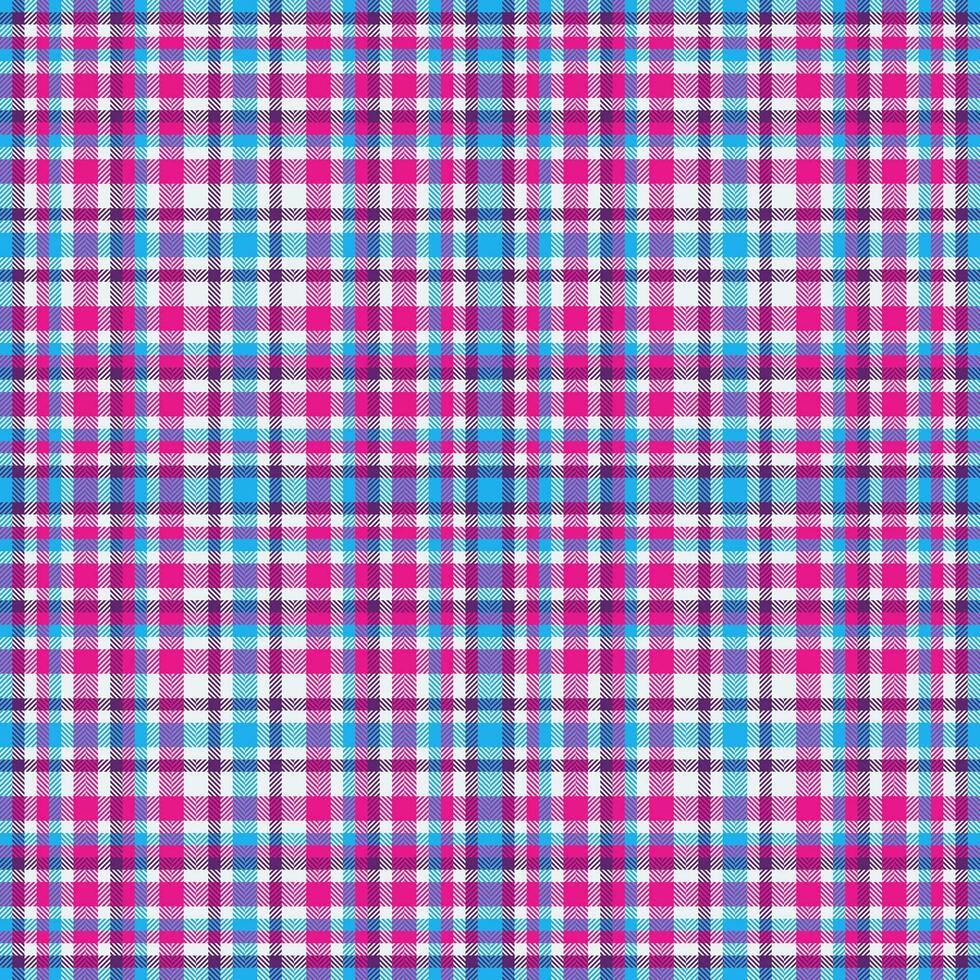 Textur Textil- Hintergrund von Stoff nahtlos Muster mit ein prüfen Vektor Plaid Schottenstoff.