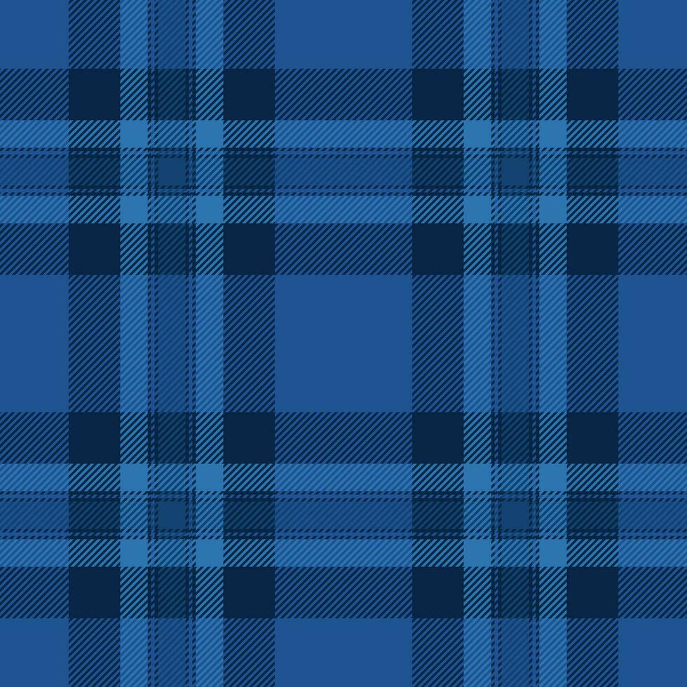 Plaid Vektor Muster von Hintergrund prüfen Textur mit ein Stoff Tartan Textil- nahtlos.