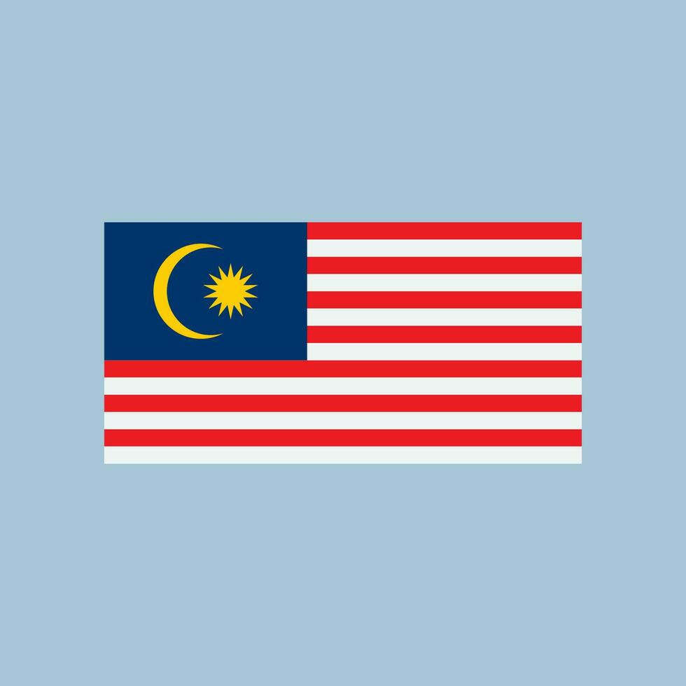 Malaysia Flagge Vektor Symbol
