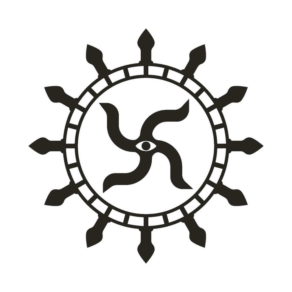 Hakenkreuz Symbol Design vektor