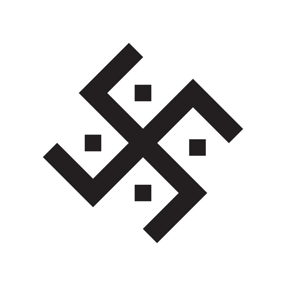 Hakenkreuz Symbol Design vektor