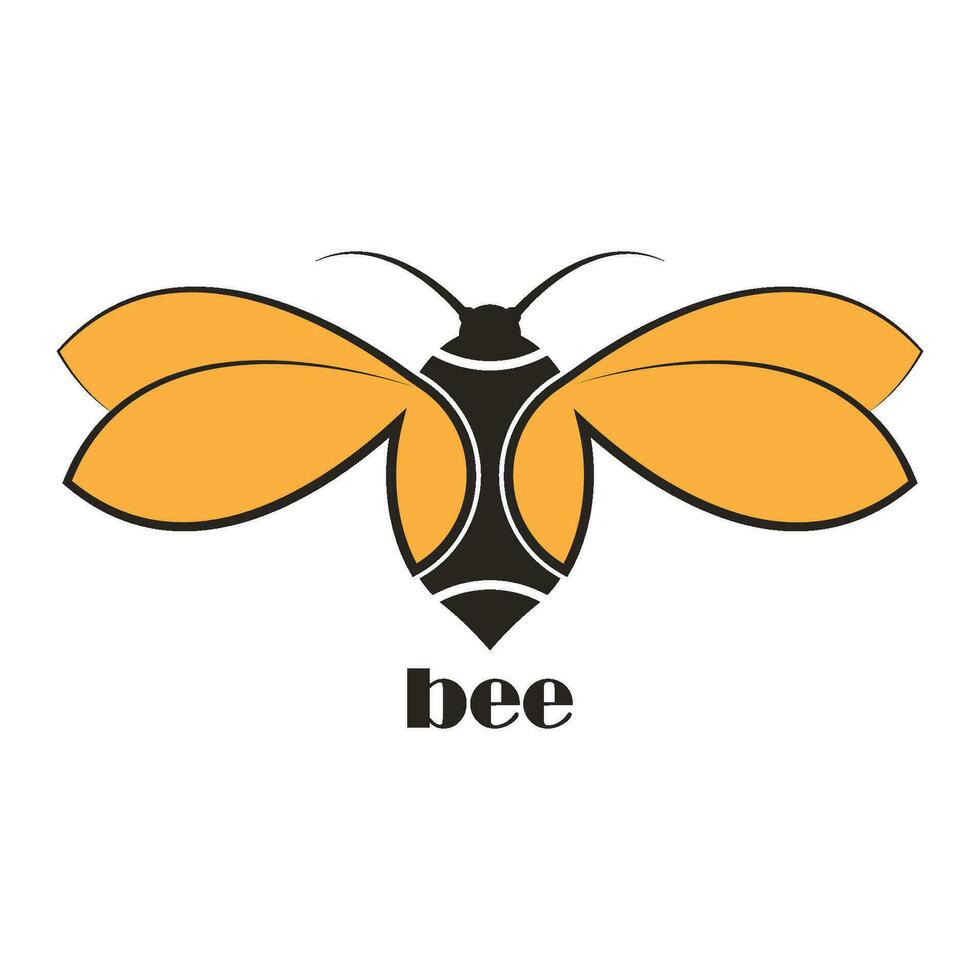 Bienenlogo-Design vektor