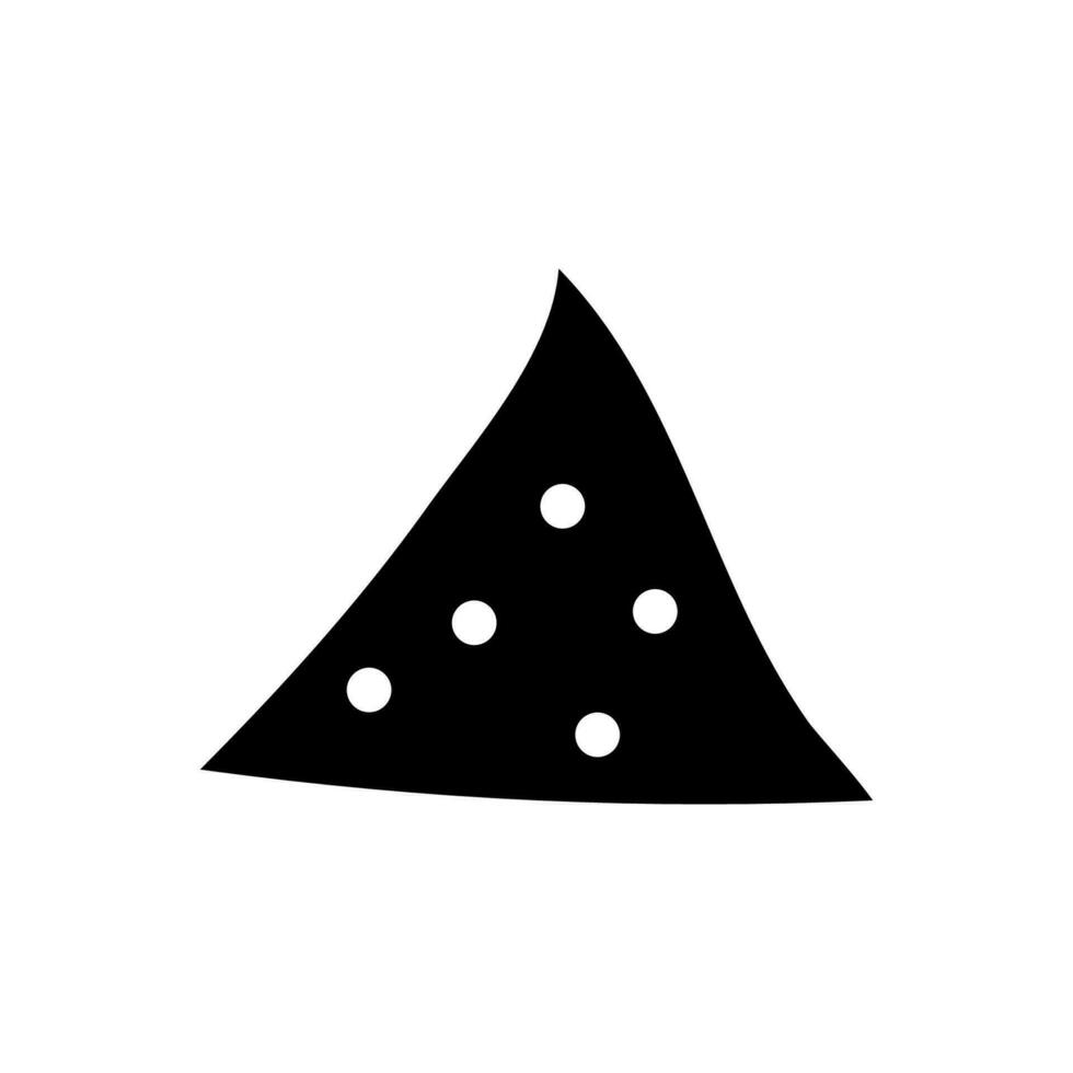 majs pommes frites ikon, logotyp isolerat på vit bakgrund vektor