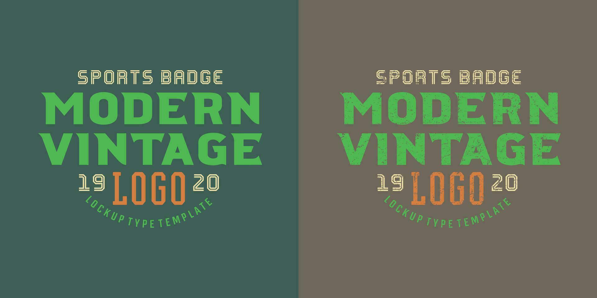 modern årgång sporter logotyp bricka design vektor
