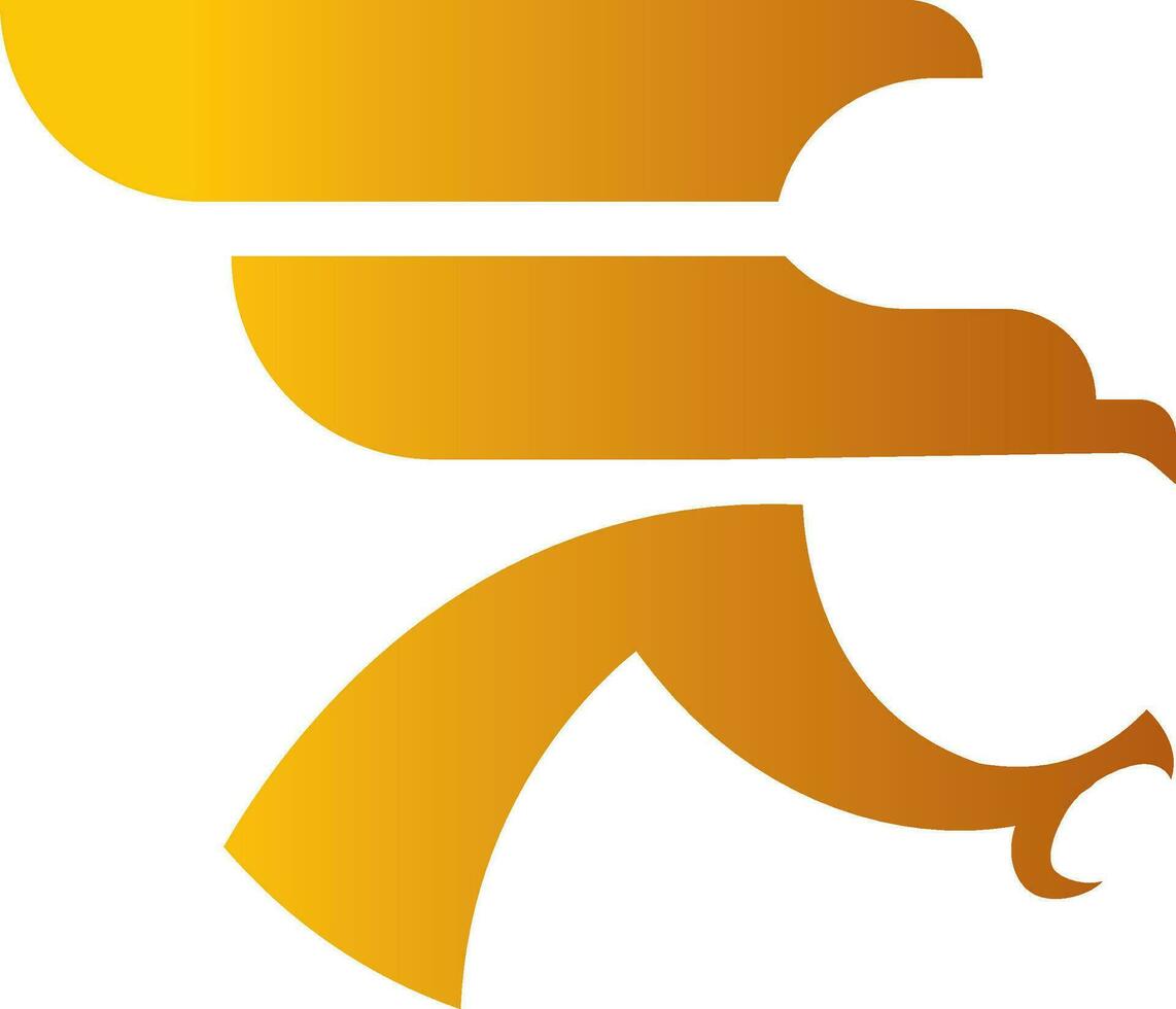 elegant Falke Logo vektor