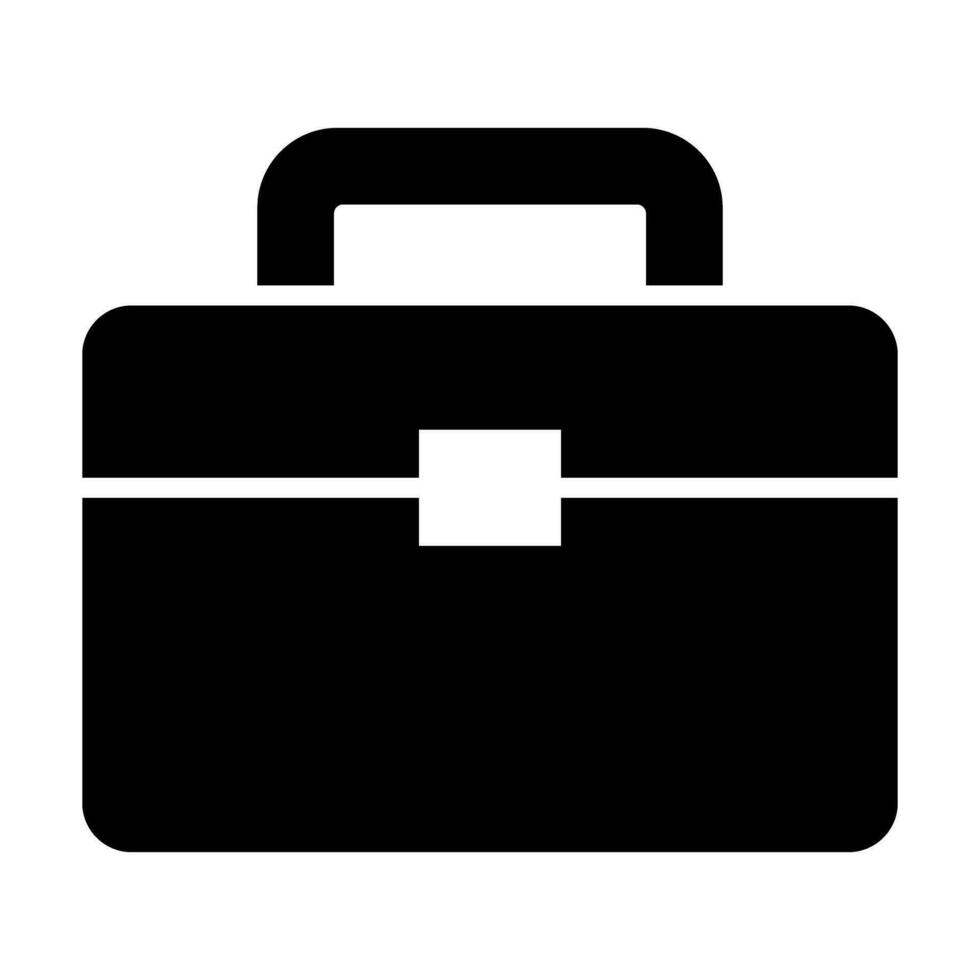 Breifcase Vektor Glyphe Symbol zum persönlich und kommerziell verwenden.