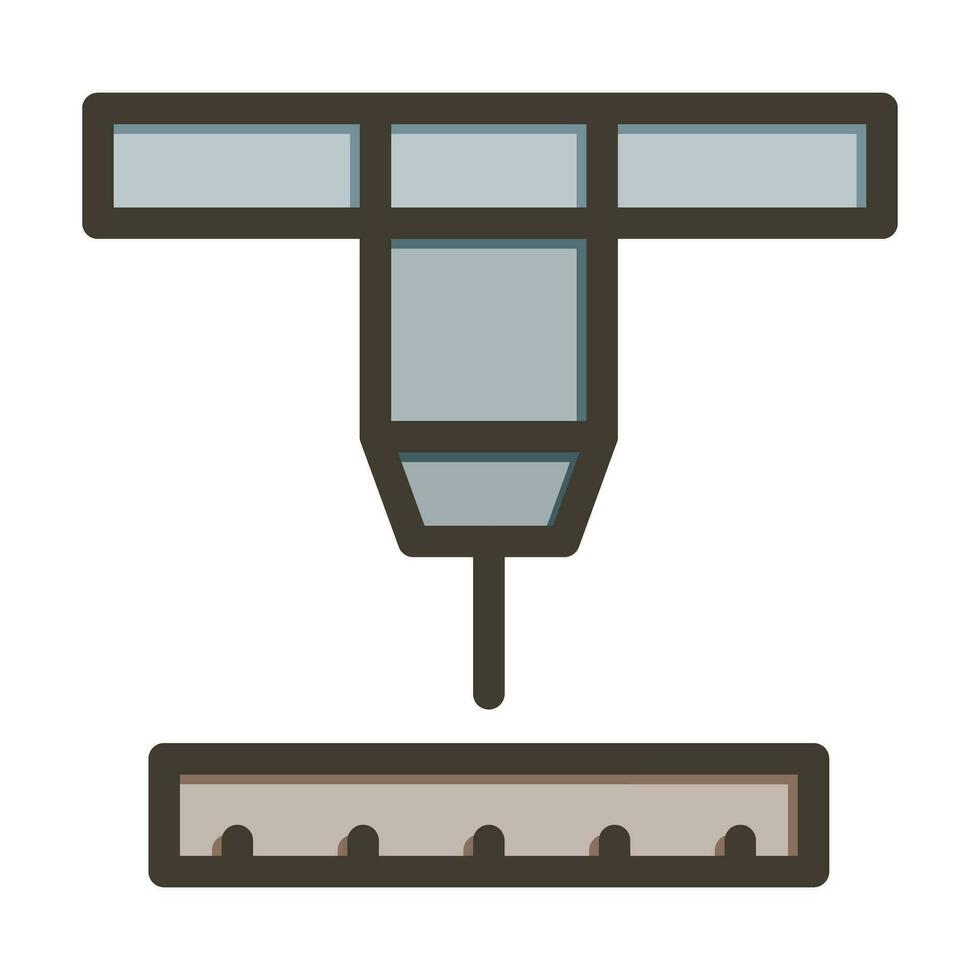 plasma fräs tjock linje fylld färger för personlig och kommersiell använda sig av. vektor