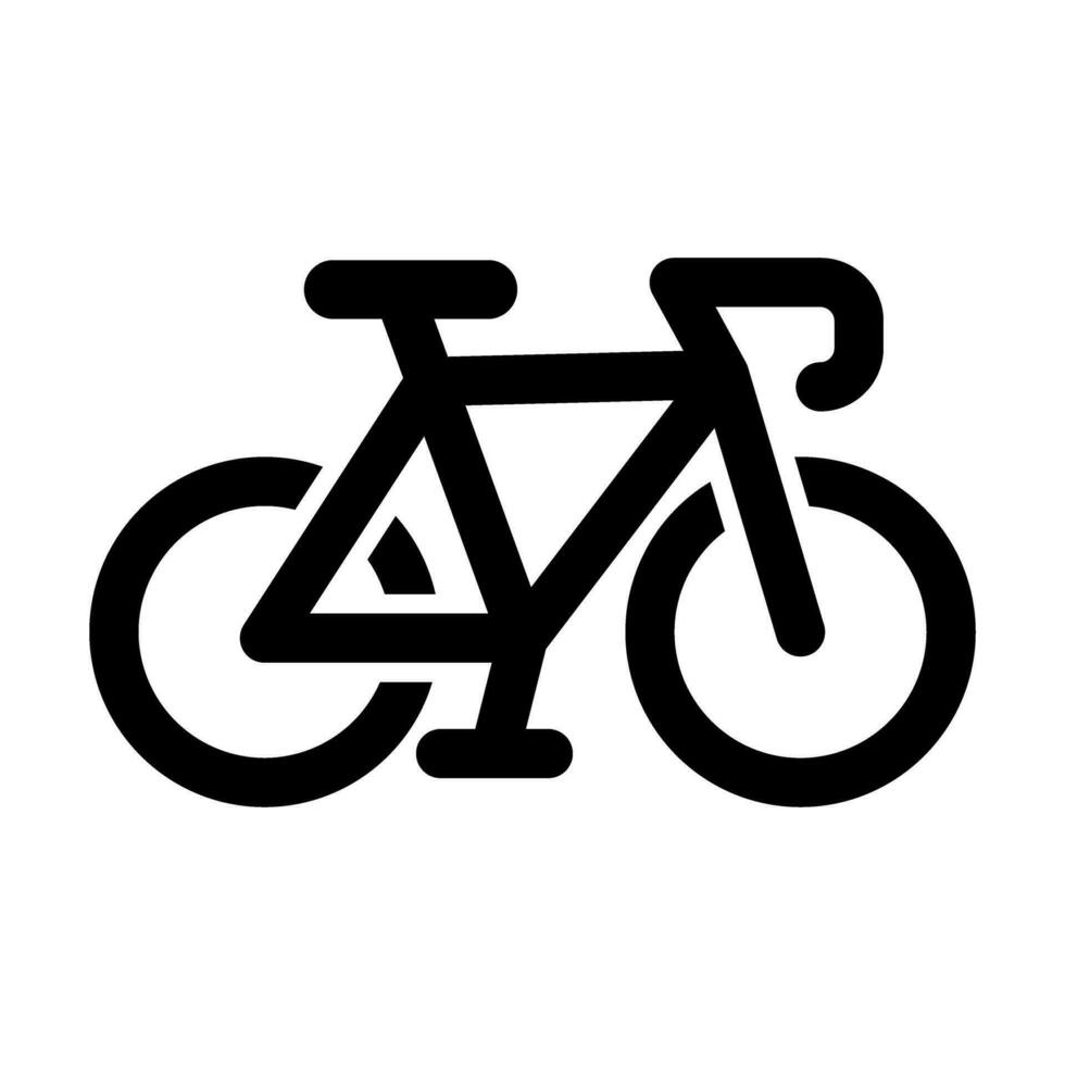 Radfahren Vektor Glyphe Symbol Design