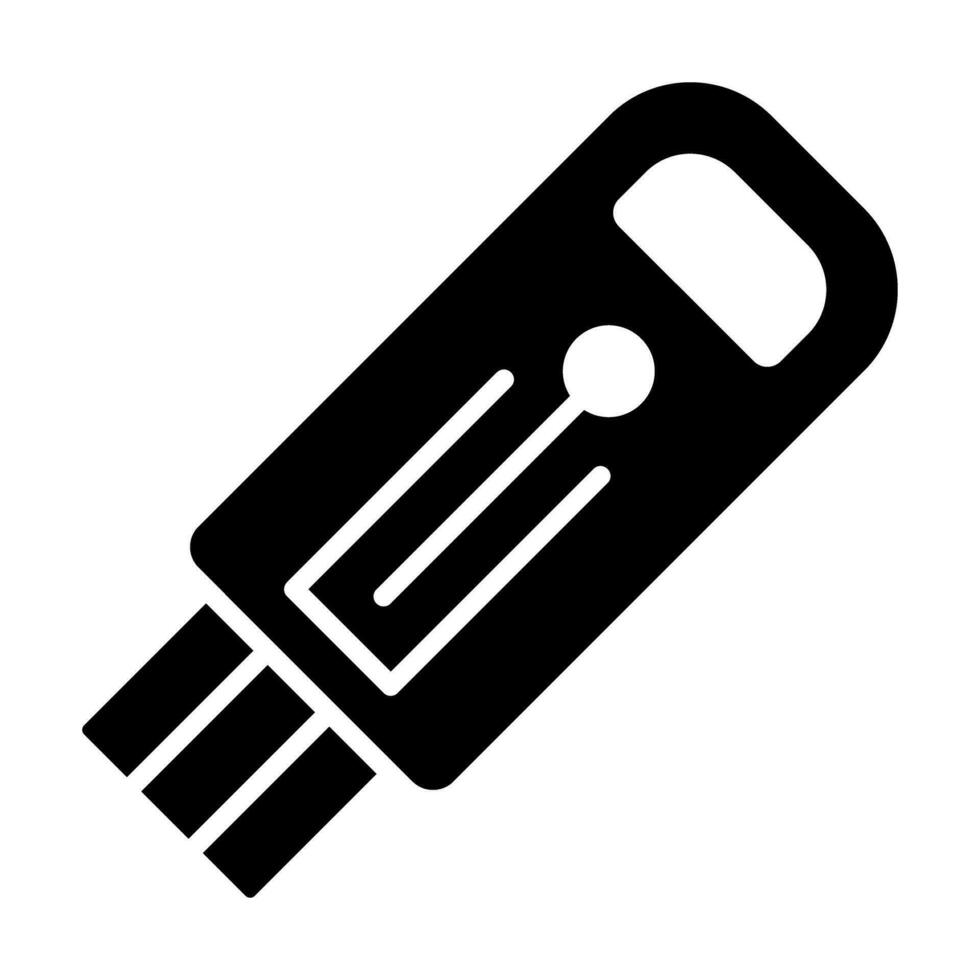 USB Vektor Glyphe Symbol zum persönlich und kommerziell verwenden.