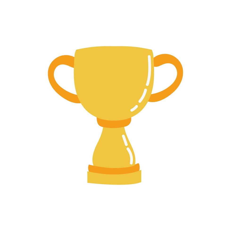 trofé cup award isolerade ikon vektor