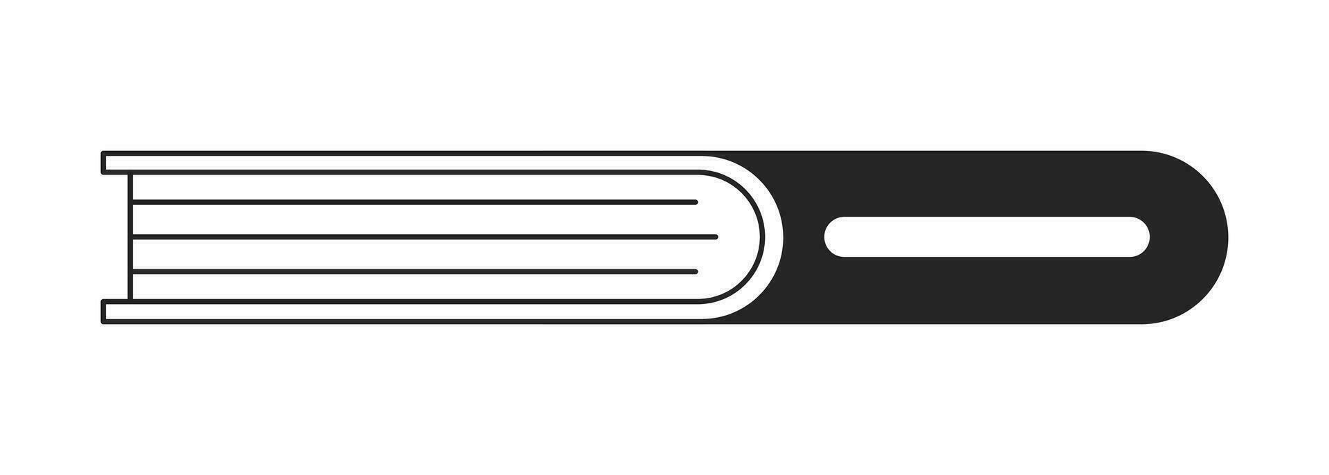 bok för studerar platt svartvit isolerat vektor objekt. redigerbar svart och vit linje konst teckning. enkel översikt fläck illustration för webb grafisk design