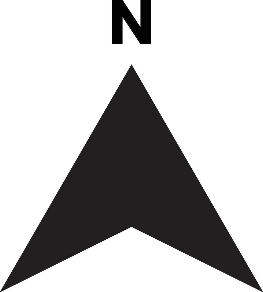 Norden Symbol Vektor.Kompass Norden Vektor icon.compass Logo Vorlage Symbol Design