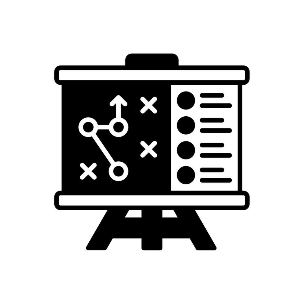 Arbeit Strategie Symbol im Vektor. Illustration vektor