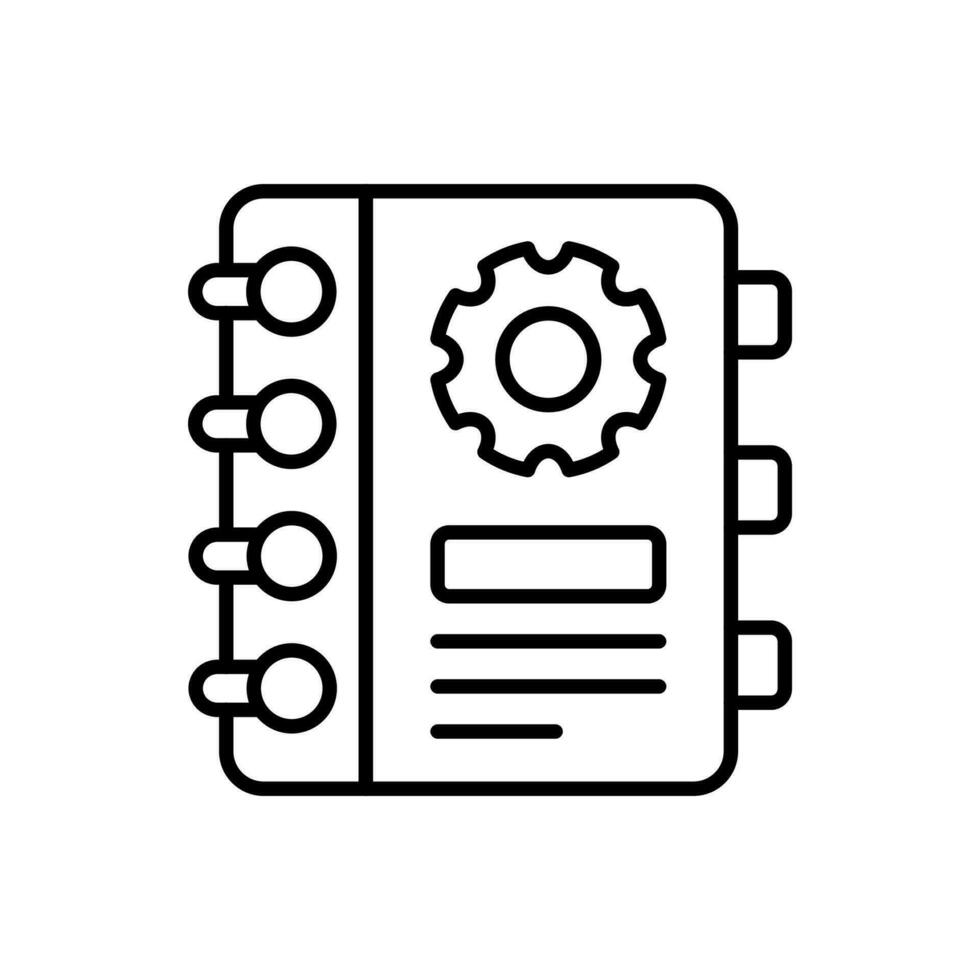 dokumentieren Verwaltung Symbol im Vektor. Illustration vektor