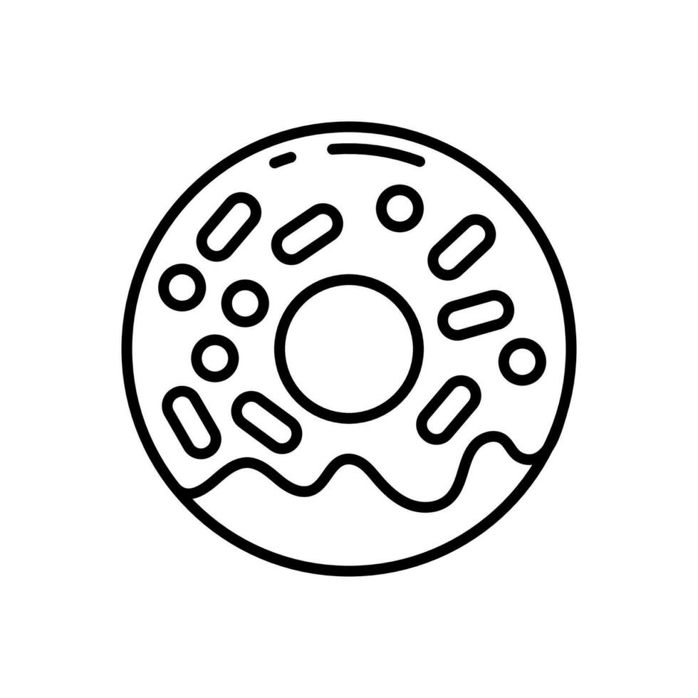 Donuts Symbol im Vektor. Illustration vektor