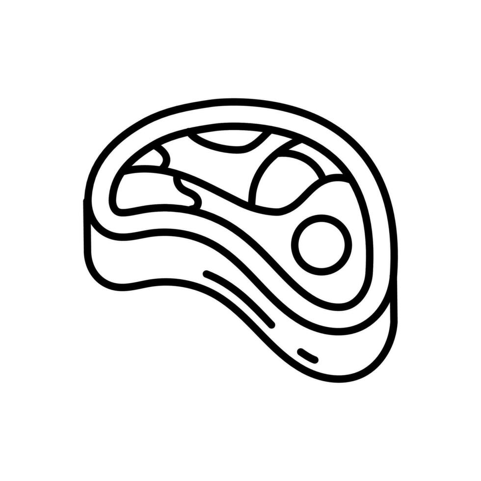 Rindfleisch Symbol im Vektor. Illustration vektor