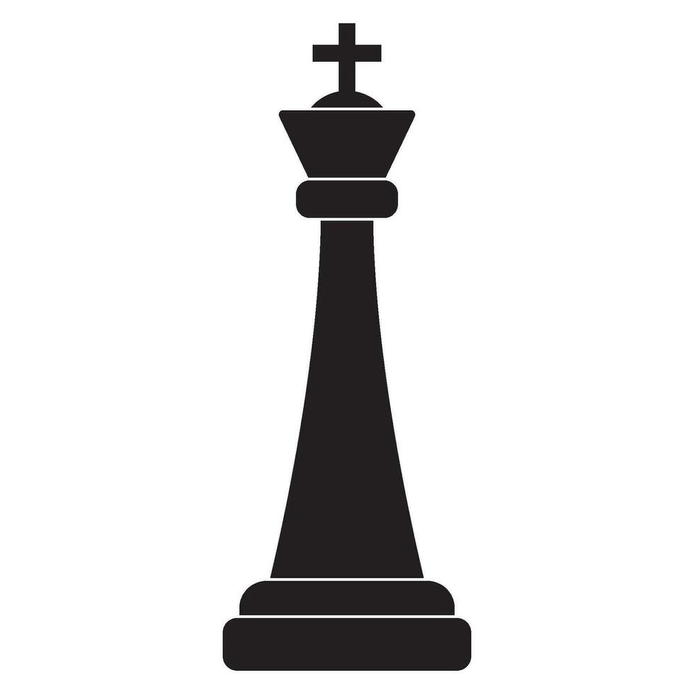 Schach Symbol, König Vektor