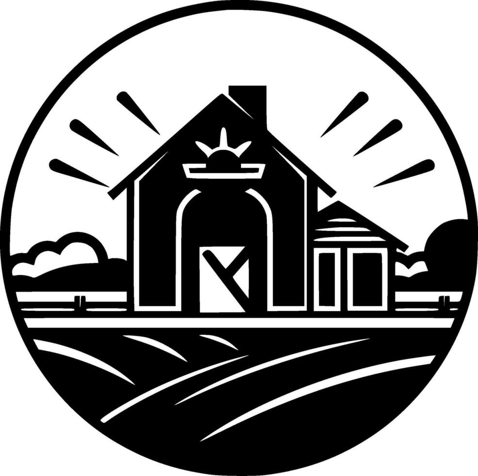 Bauernhof - - hoch Qualität Vektor Logo - - Vektor Illustration Ideal zum T-Shirt Grafik