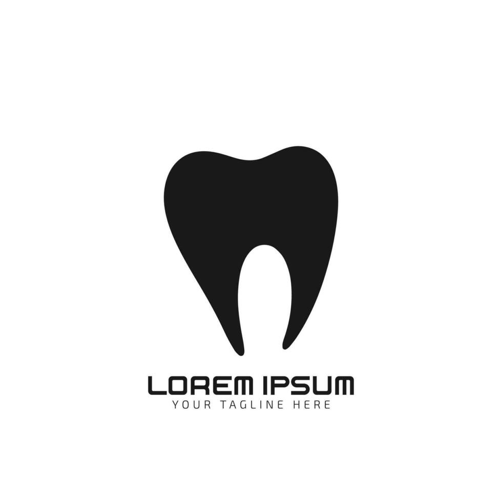 Gesundheit Dental Logo Design Vektor Vorlage linear Stil. Dental Klinik Konzept Symbol.