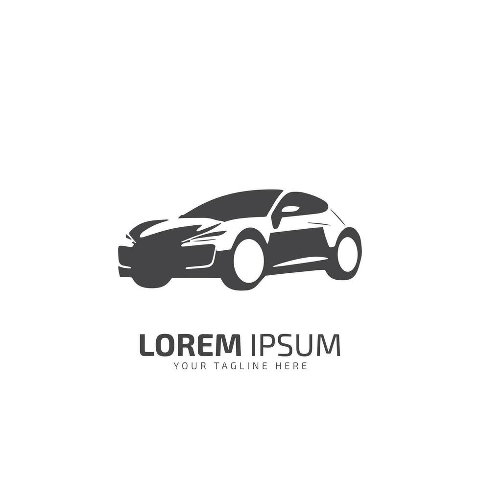 Auto Logo Vektor Illustration Symbol Design isoliert auf Weiß Hintergrund.