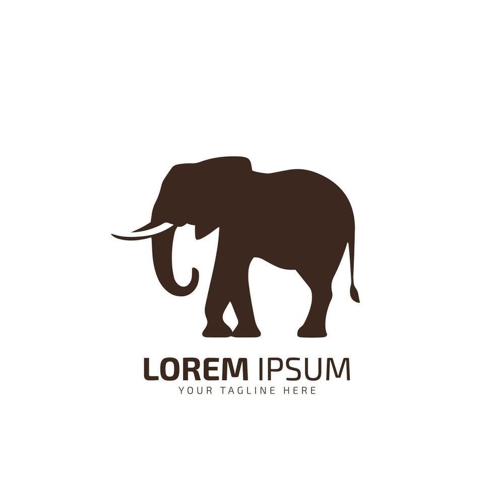 Elefant Logo Symbol Silhouette Vektor Vorlage