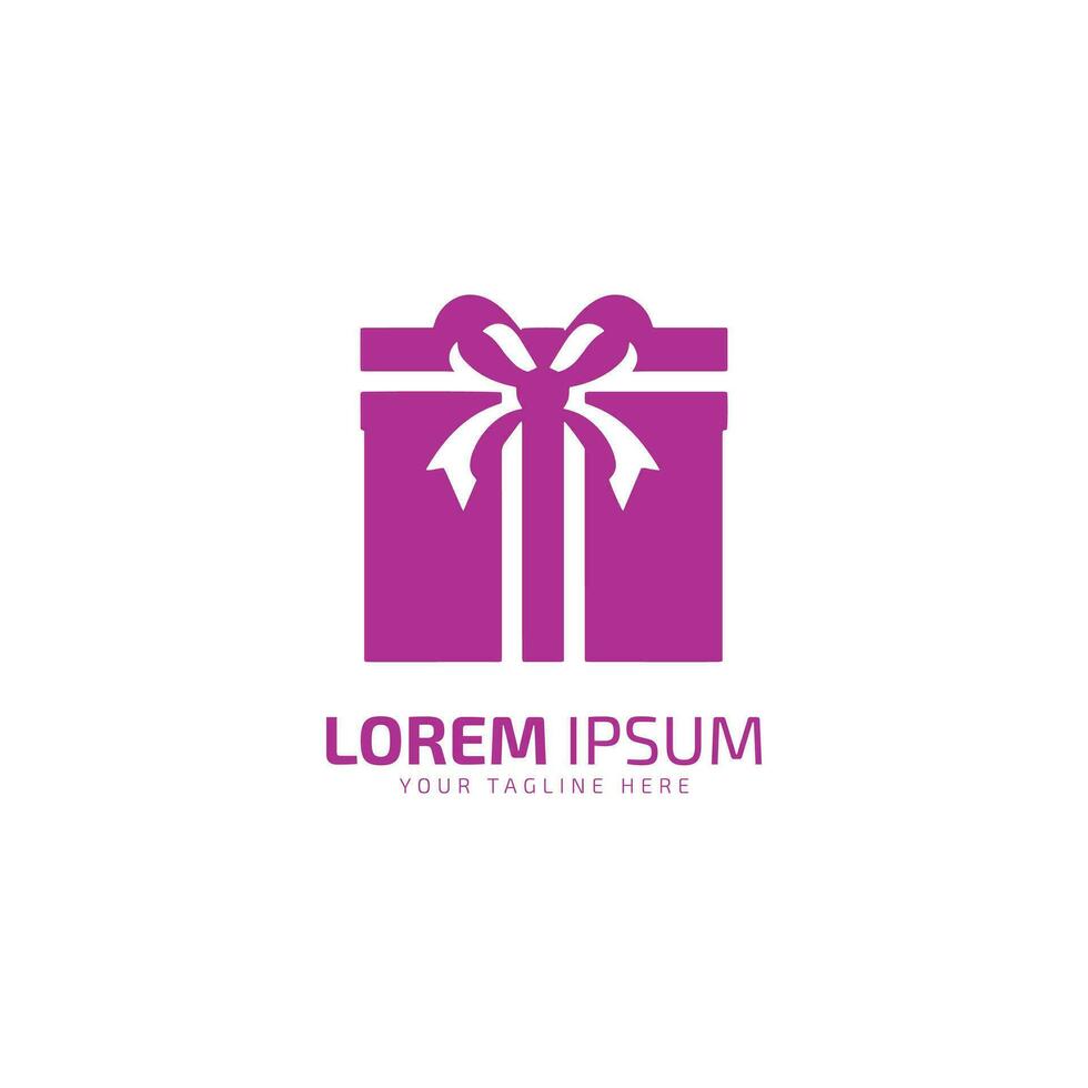 Geschenk Box mit Bogen Symbol Vektor, gefüllt eben Zeichen, solide Piktogramm isoliert auf Weiß. Symbol, Logo Illustration. vektor