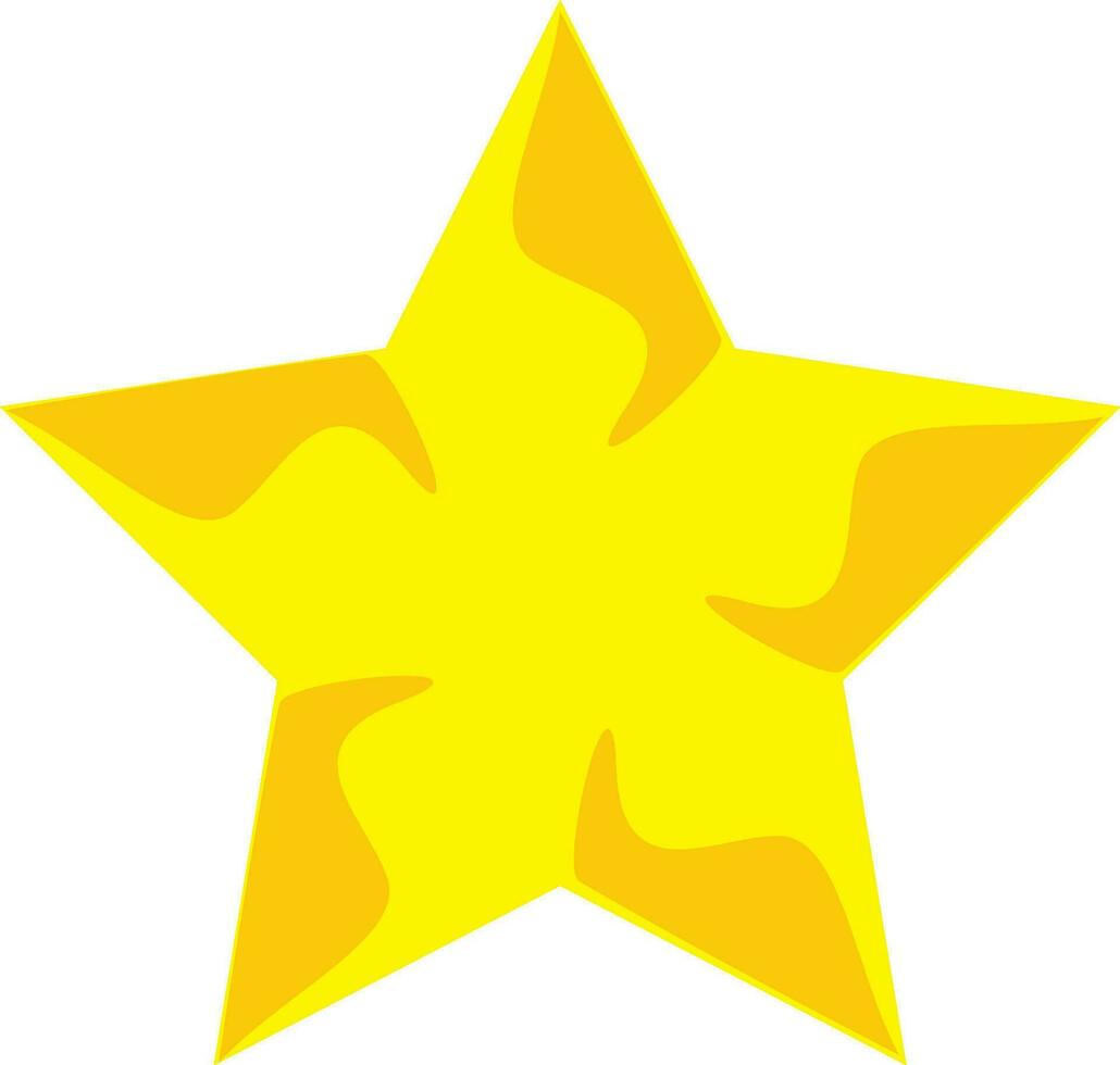 das Gelb Star vektor