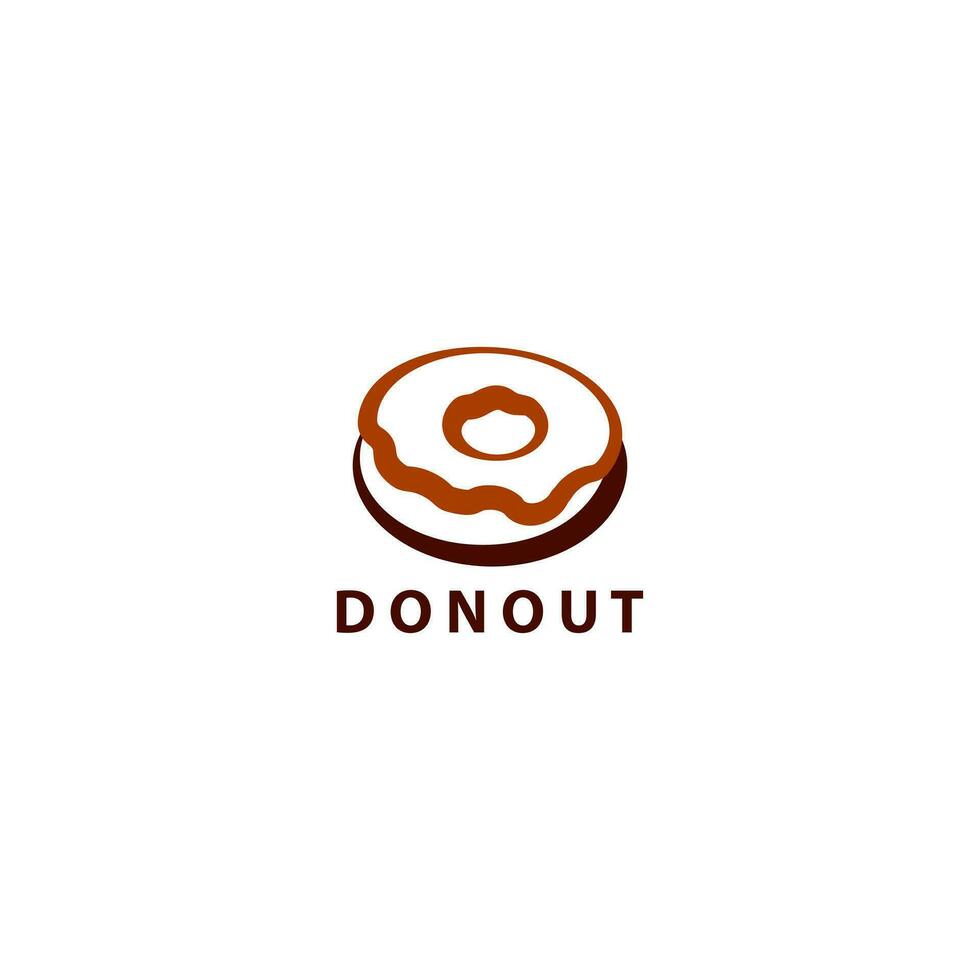 Donuts Illustration Logo Design Vektor Vorlage