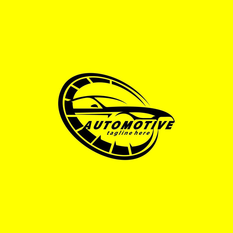 Auto Geschwindigkeit Auto Logo Vektor Design