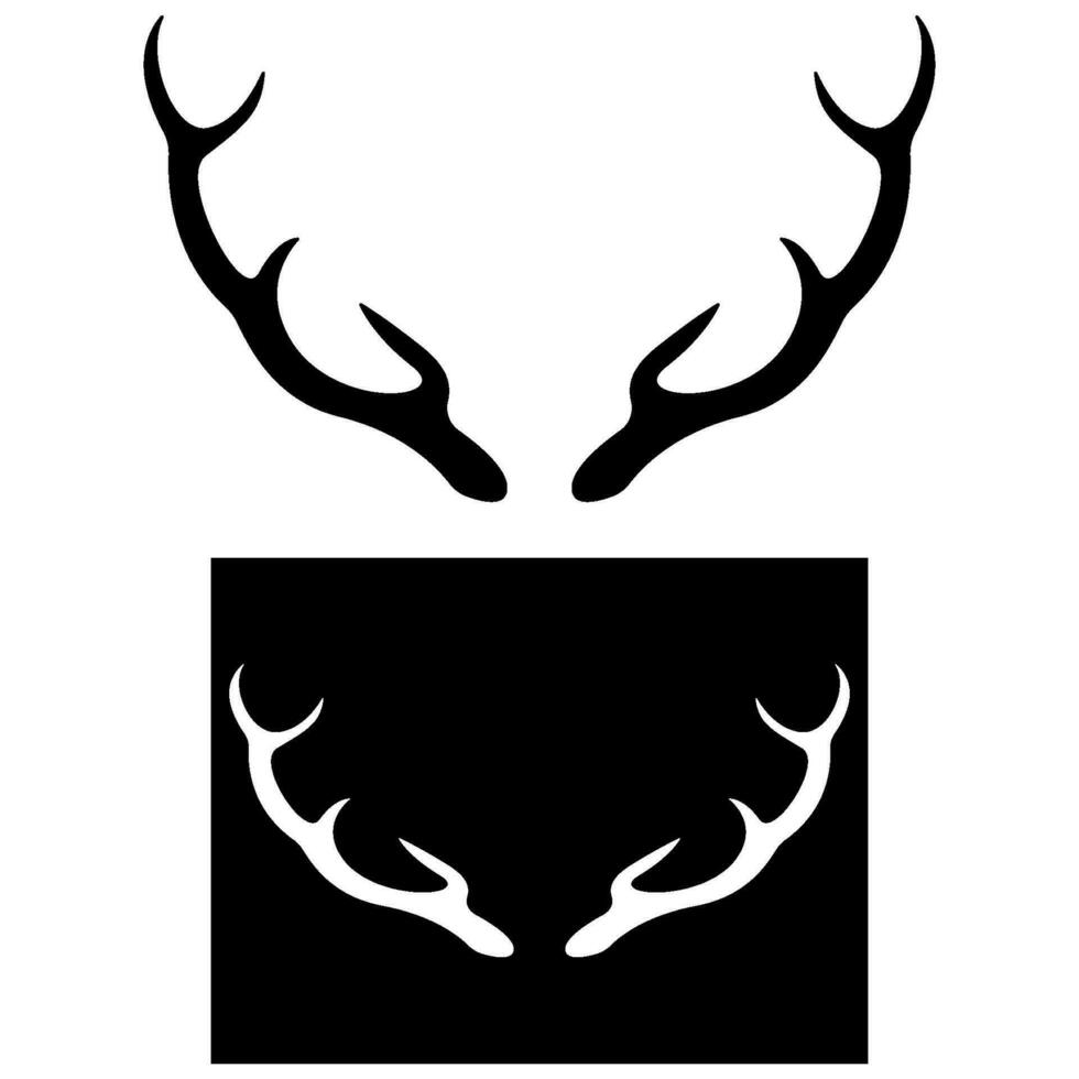 Hirsch Symbol Vektor Illustration