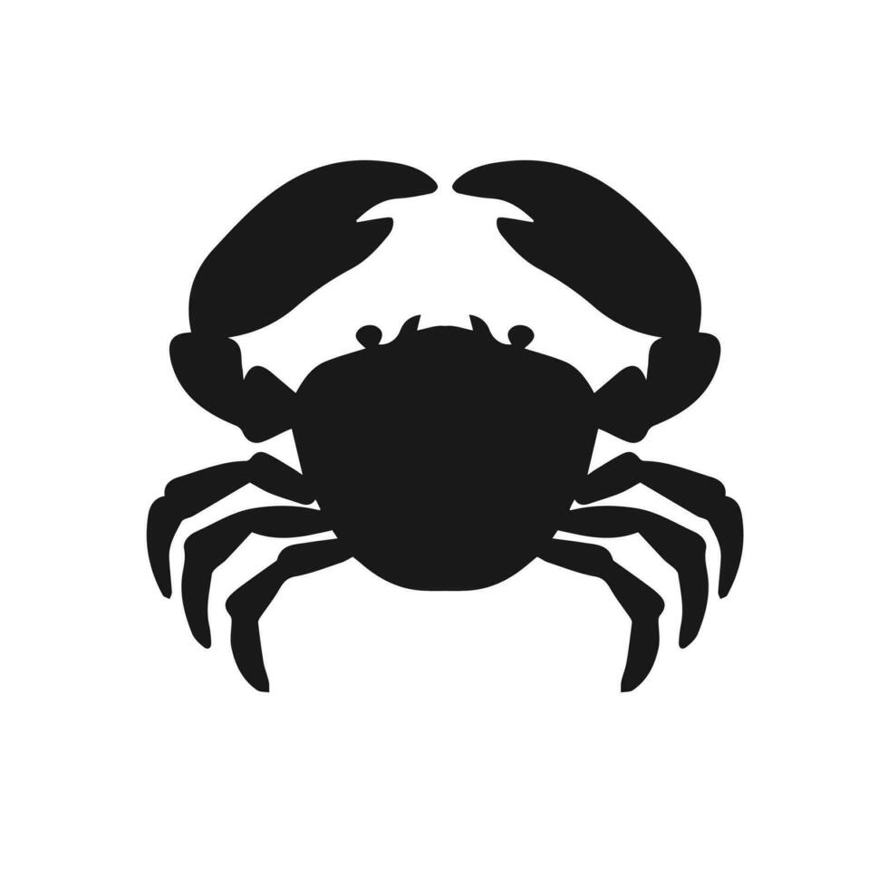 Krabbe Symbol Illustration isoliert Vektor Zeichen Symbol