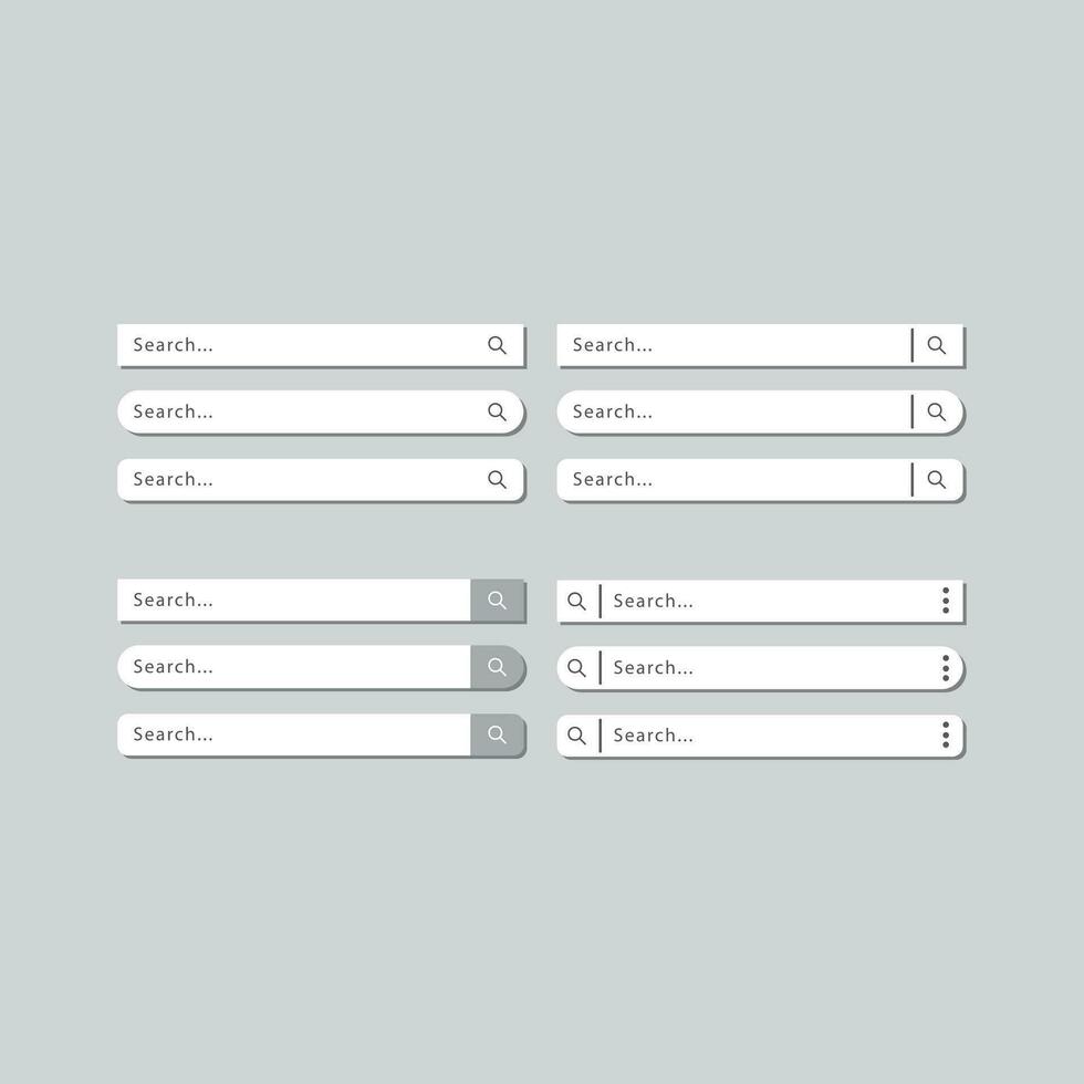 Vektor Suche Bar zum ui Design Elemente Vektor Grafik Illustration Prämie Design Vektor eps10
