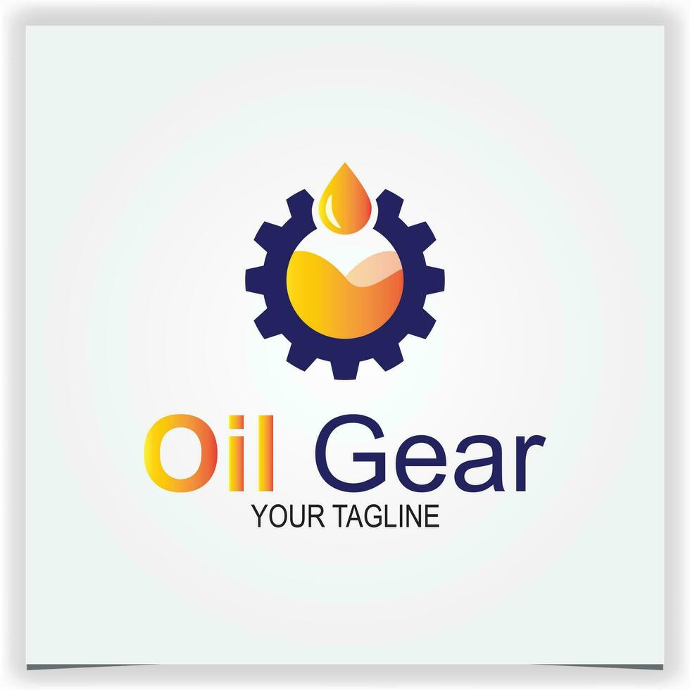 Vektor Motor- Öl Logo fallen Schmiermittel und Ausrüstung Logo Prämie elegant Vorlage Vektor eps 10