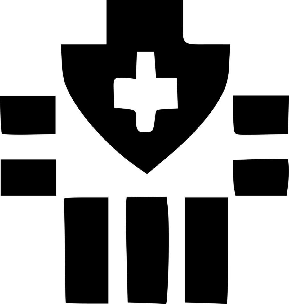 svart logotyp ikon vektor