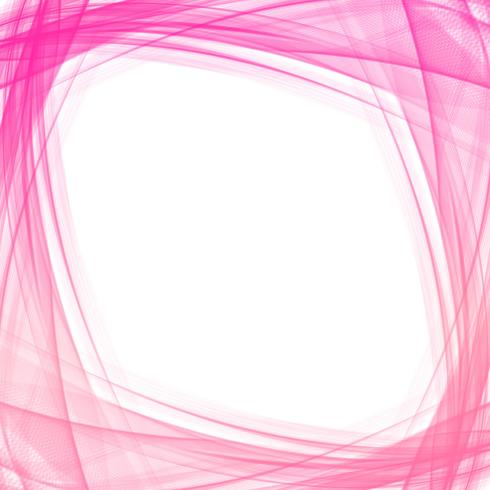 Abstrakt rosa affärsvågdesign vektor