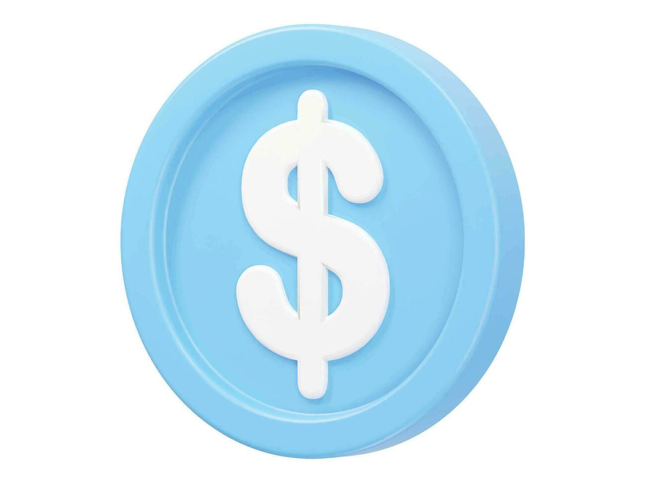 Dollar Symbol Illustration machen transparent Vektor