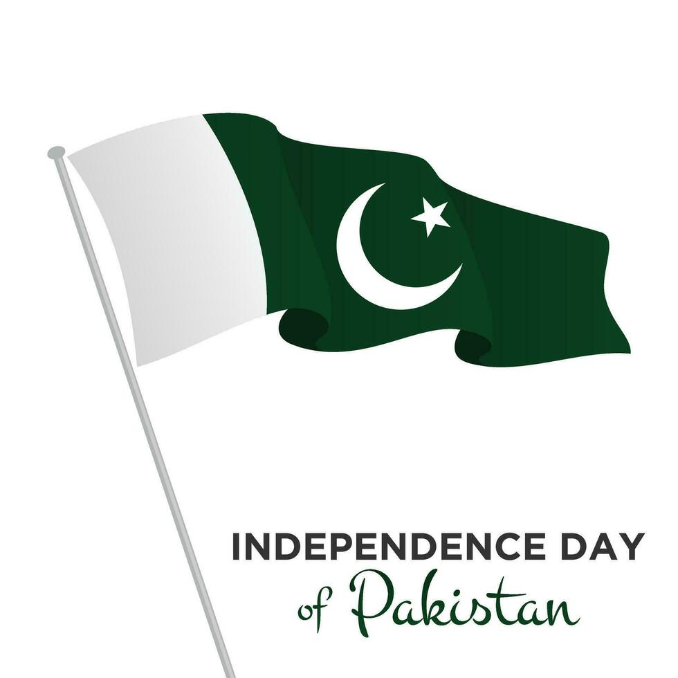 oberoende dag av pakistan vektor mall