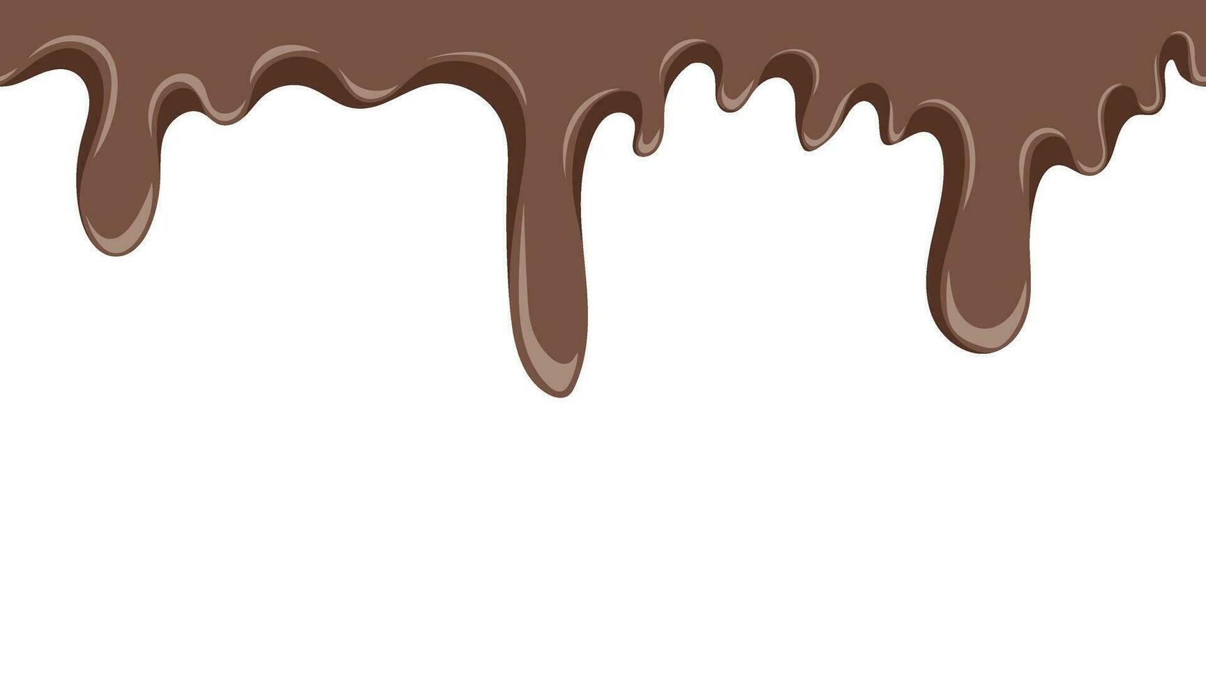 smält mjölk ljuv choklad droppande sömlös. vektor