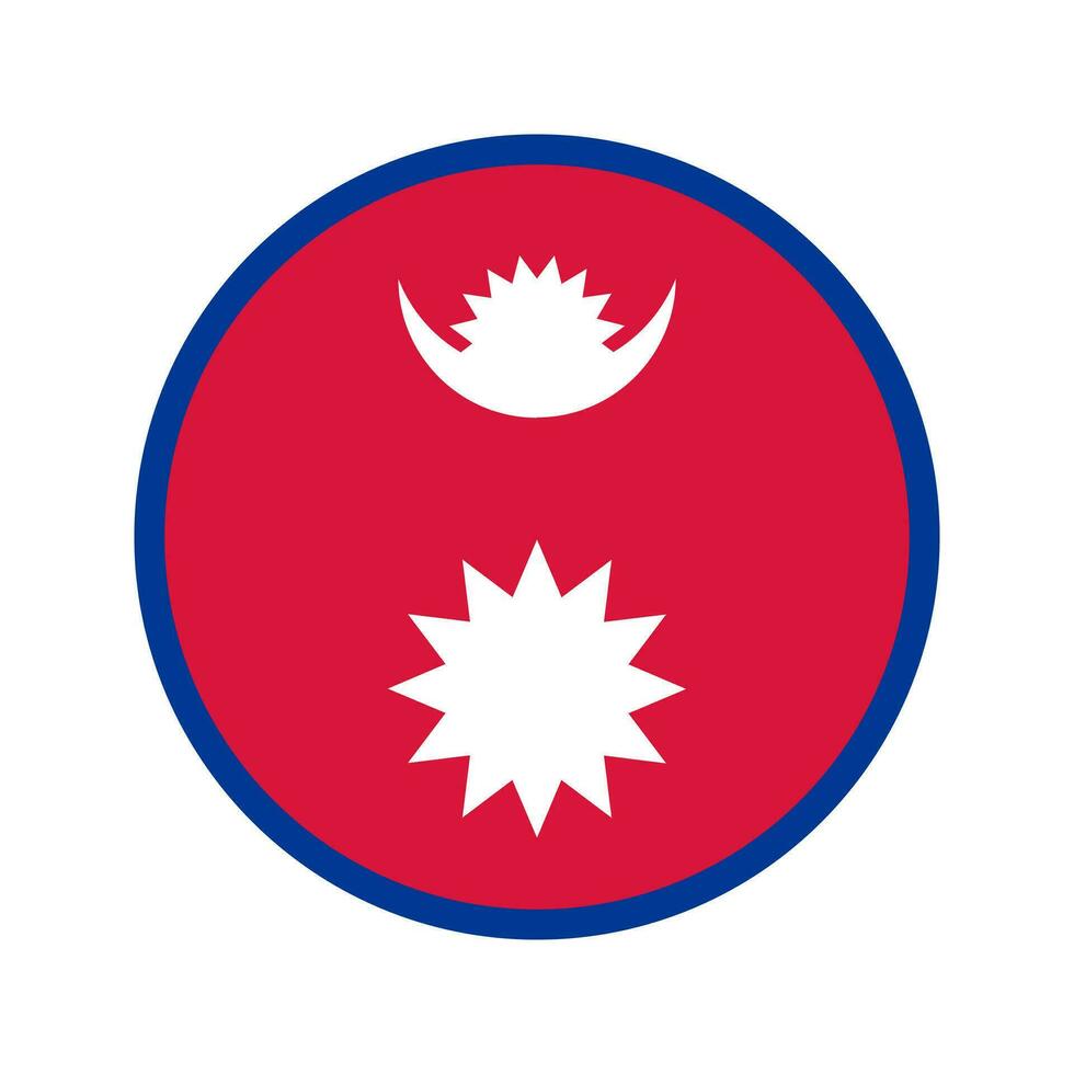 nepal flagge einfache illustration für unabhängigkeitstag oder wahl vektor