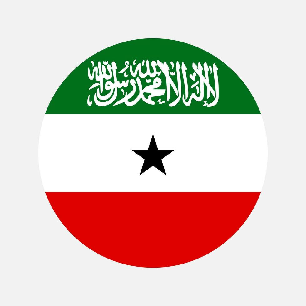 somaliland flagga enkel illustration för oberoende dag eller val vektor