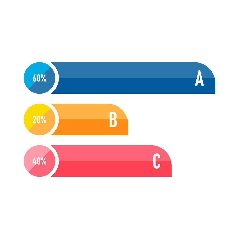 Präsentation Geschäft Infografik Vorlage mit 5 Optionen oder Schritte. modern Infografik Design Vorlage. kreativ Konzept von fünf Stufen von Geschäft Projekt vektor