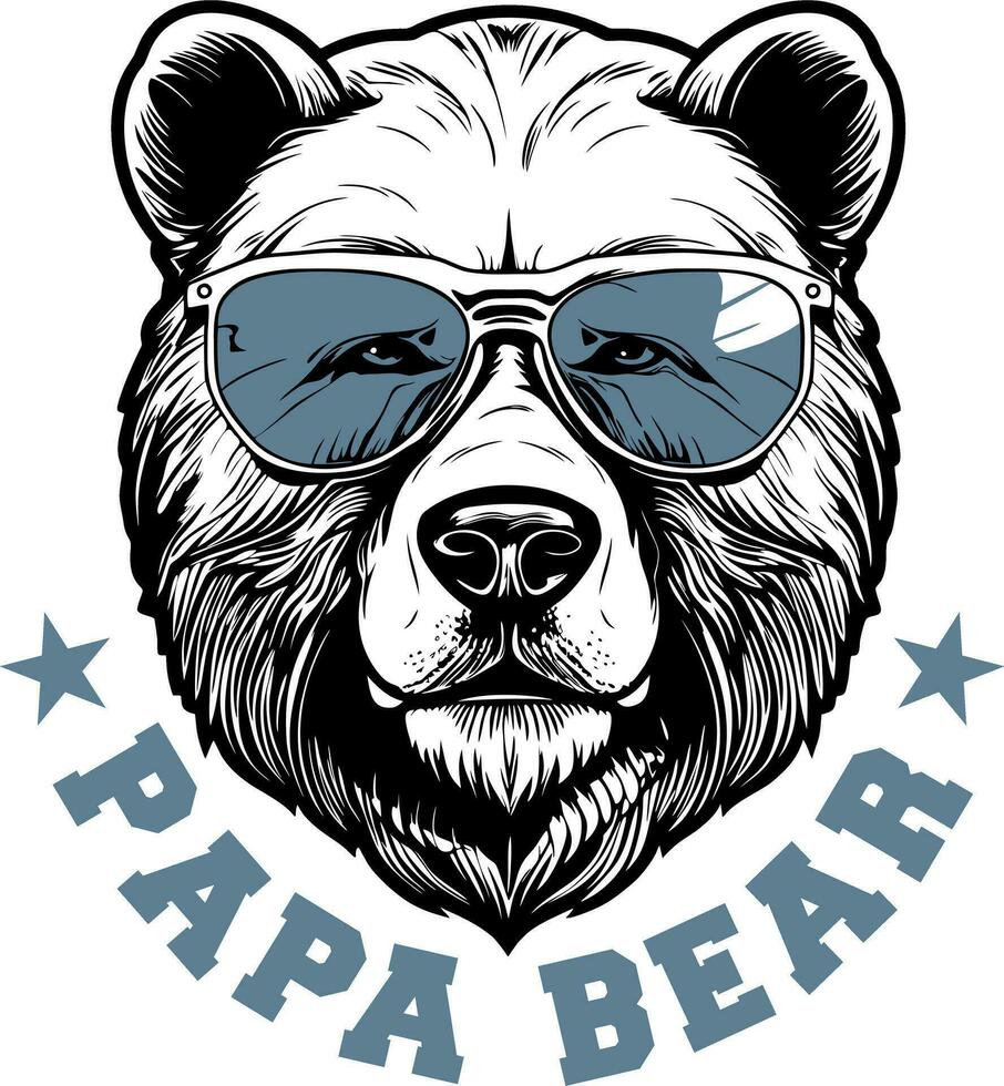 Papa Bär Clip Art vektor