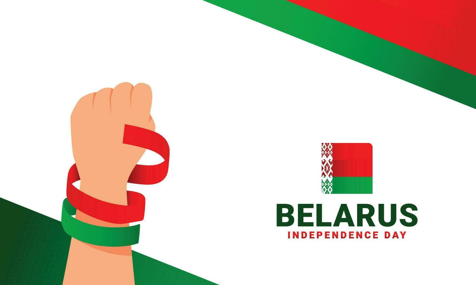 Vitryssland oberoende dag händelse fira vektor