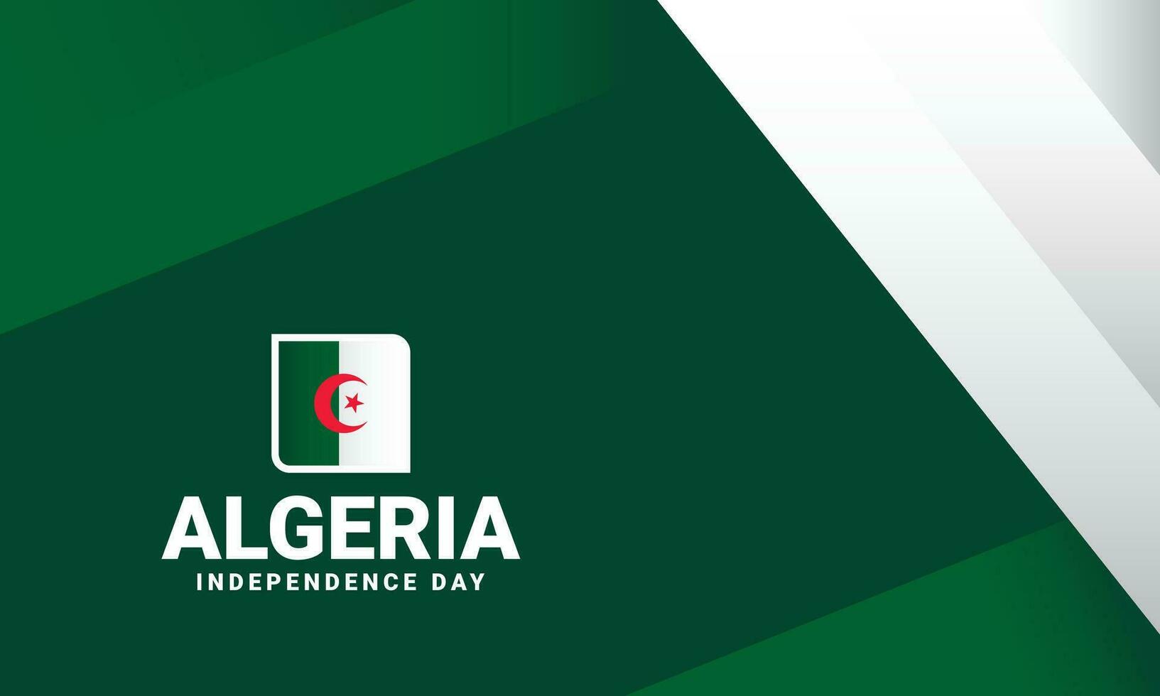Algerien Unabhängigkeit Tag Veranstaltung feiern vektor