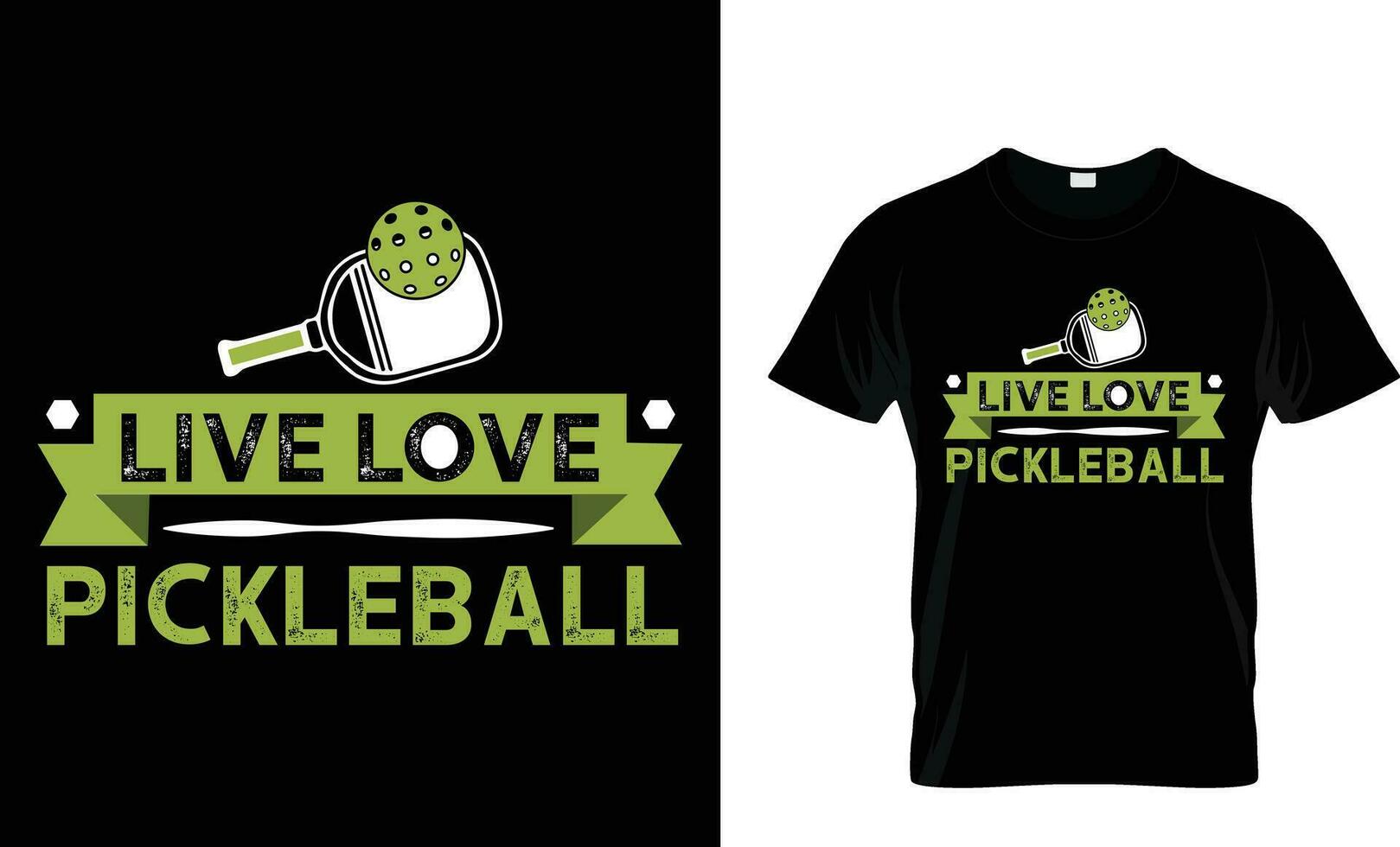 Leben Liebe Pickleball, lustig Jahrgang Pickleball t Hemd Design, Pickleball Liebhaber T-Shirt, Pickleball Geschenke, Pickleball Spieler Hemd vektor