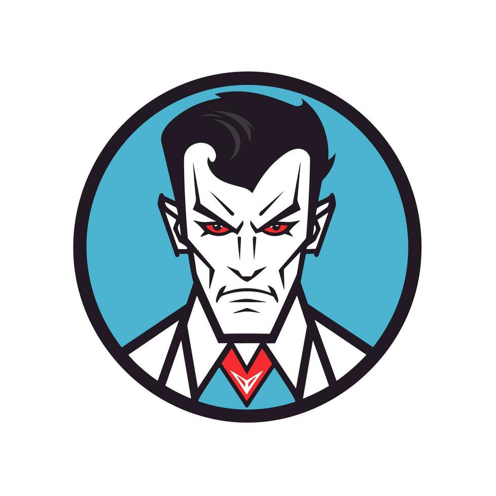 Vampir Mann Logo Vektor Umarmung das Nacht Rätsel mit diese SEO-freundlich, hohe Qualität Design