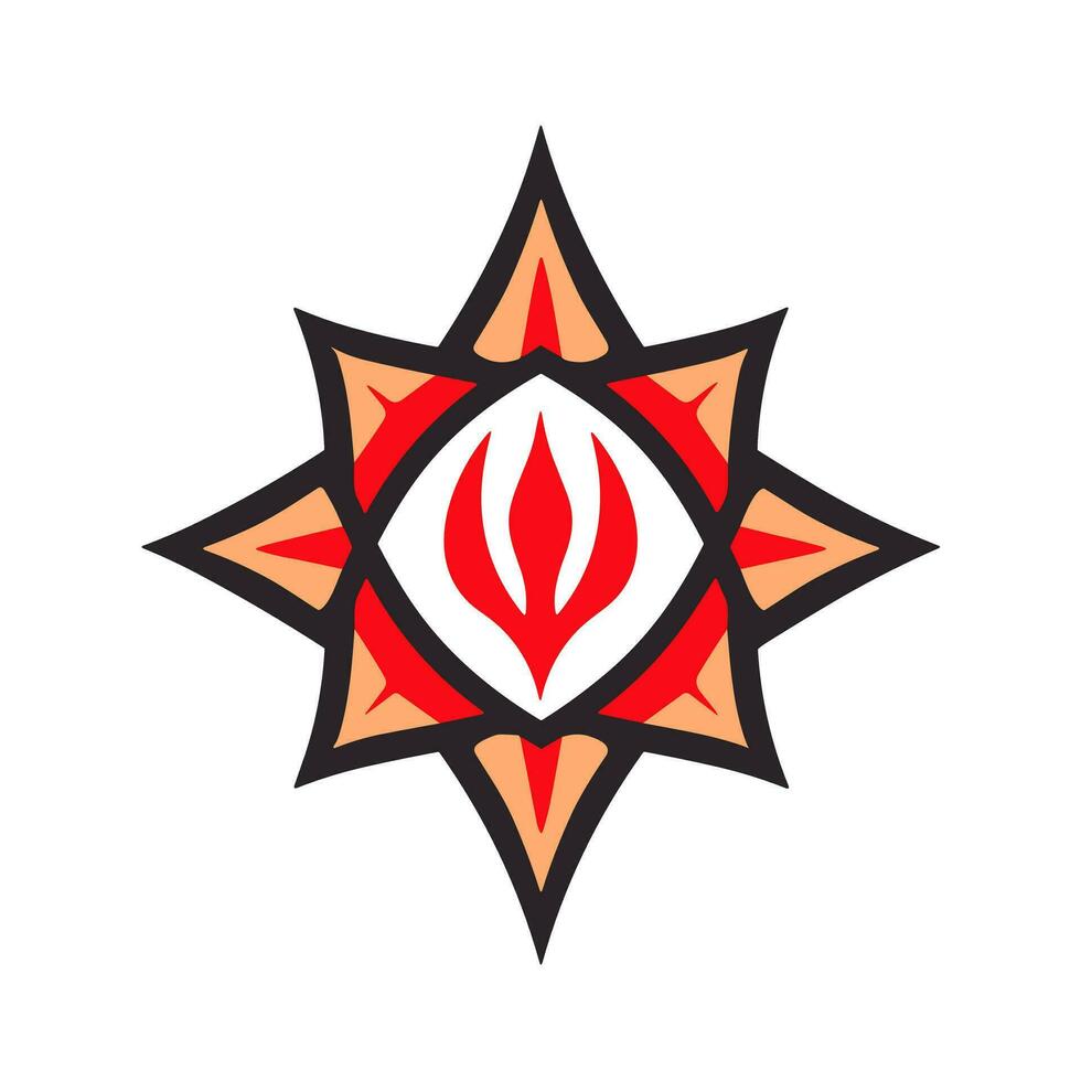 Inferno-inspiriert Exzellenz dynamisch Feuer Logo Bild Zünden visuell Einschlag vektor