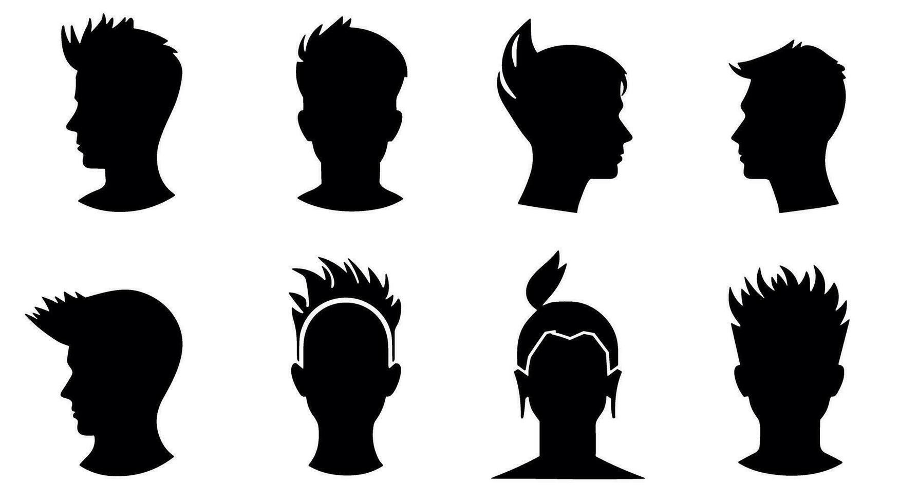 Glanz neu definiert Enthüllung das auffällig Haar Symbol Logo zum Ihre stilvoll Marke vektor