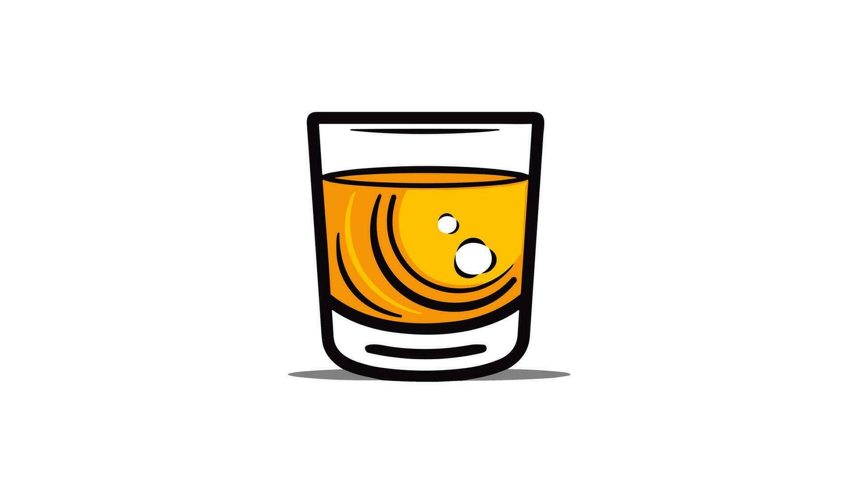 Whiskey Glas Symbol erheben Ihre Design mit das zeitlos Charme von Whiskey Becher vektor